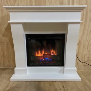 Sierschouw met Dimplex XHD23 Firebox elektrische sfeerhaard in modern interieur