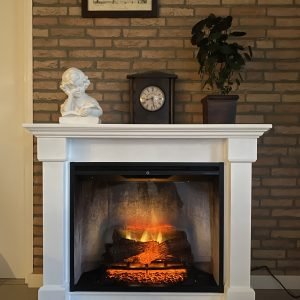 Realistisch 3D-vuurbeeld van Dimplex Revillusion 30 elektrische sfeerhaard