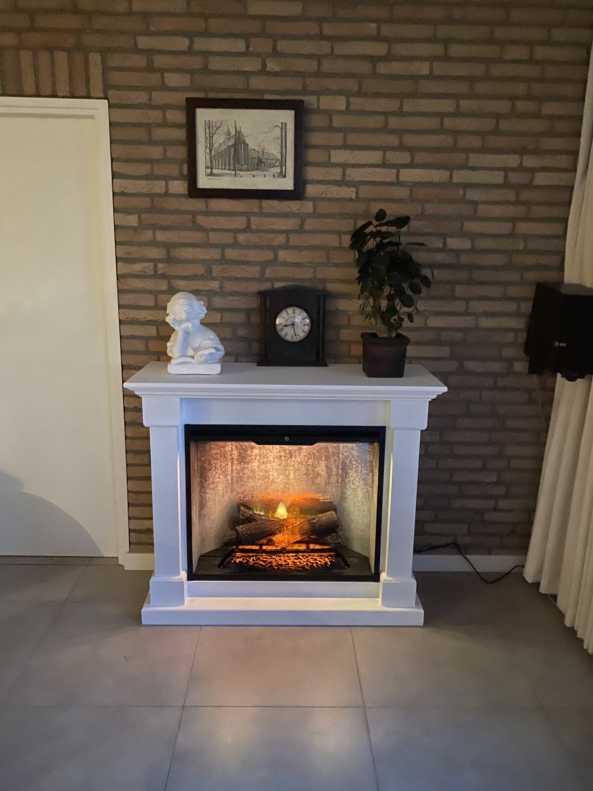 Optioneel front glas voor extra luxe uitstraling Dimplex Revillusion 30