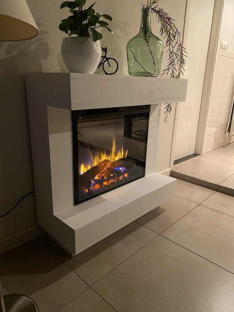 Moderne sfeerhaard met schouw – Dimplex Firebox XHD28